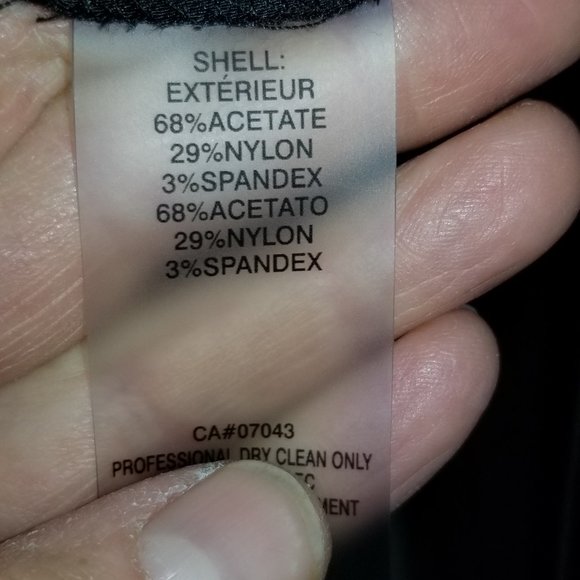 M Dressy Black Stretchy Satin Pencil Skirt - Picture 8 of 9